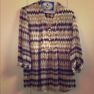 Banana Republic 3/4 blouse like new